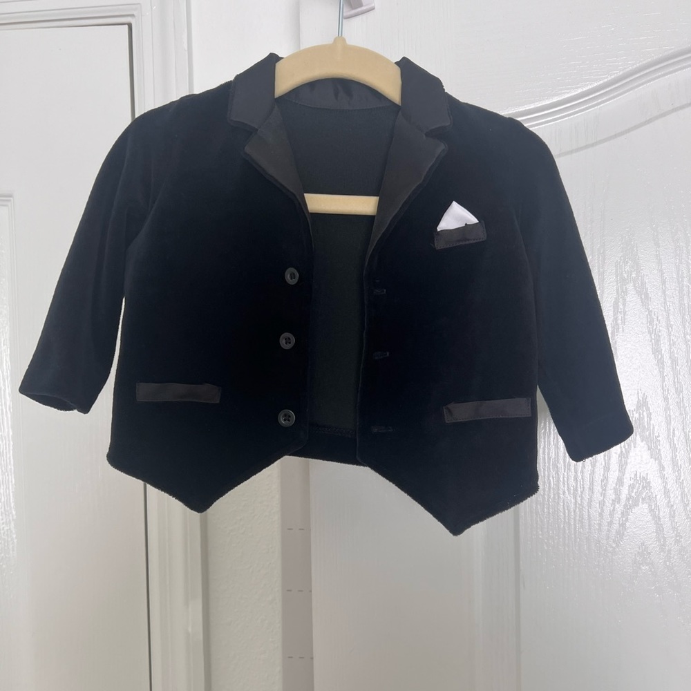 Baby Boys Velvet Blazer SZ 6 Months